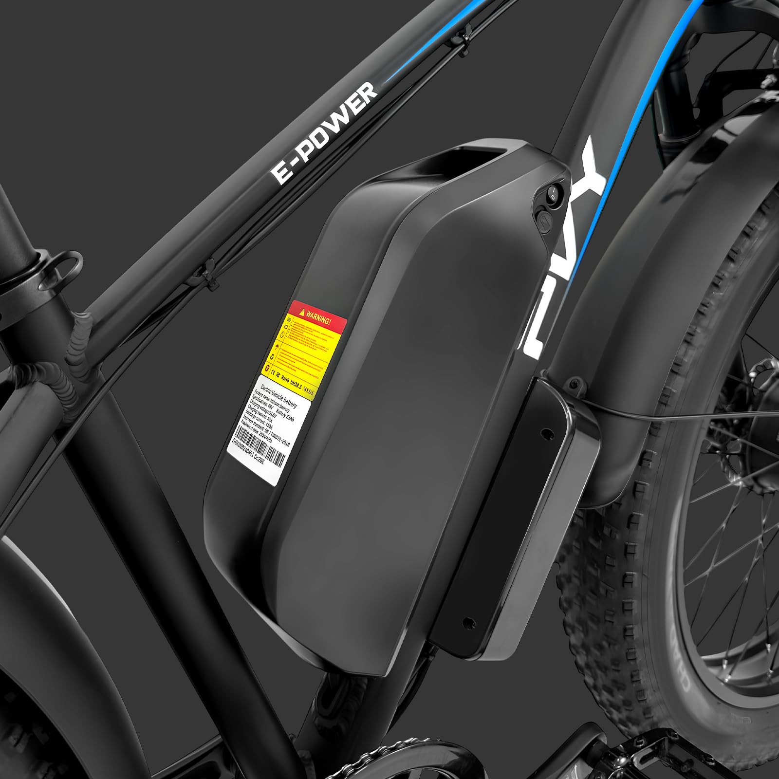 Vélo Électrique Adulte, Double Moteur 250W, Batterie Amovible 48V 25Ah 150KM, Vélo de Ville 27.5 Pouces, Protection IPX7, Freins Hydrauliques, Écran LCD, 7 Vitesses