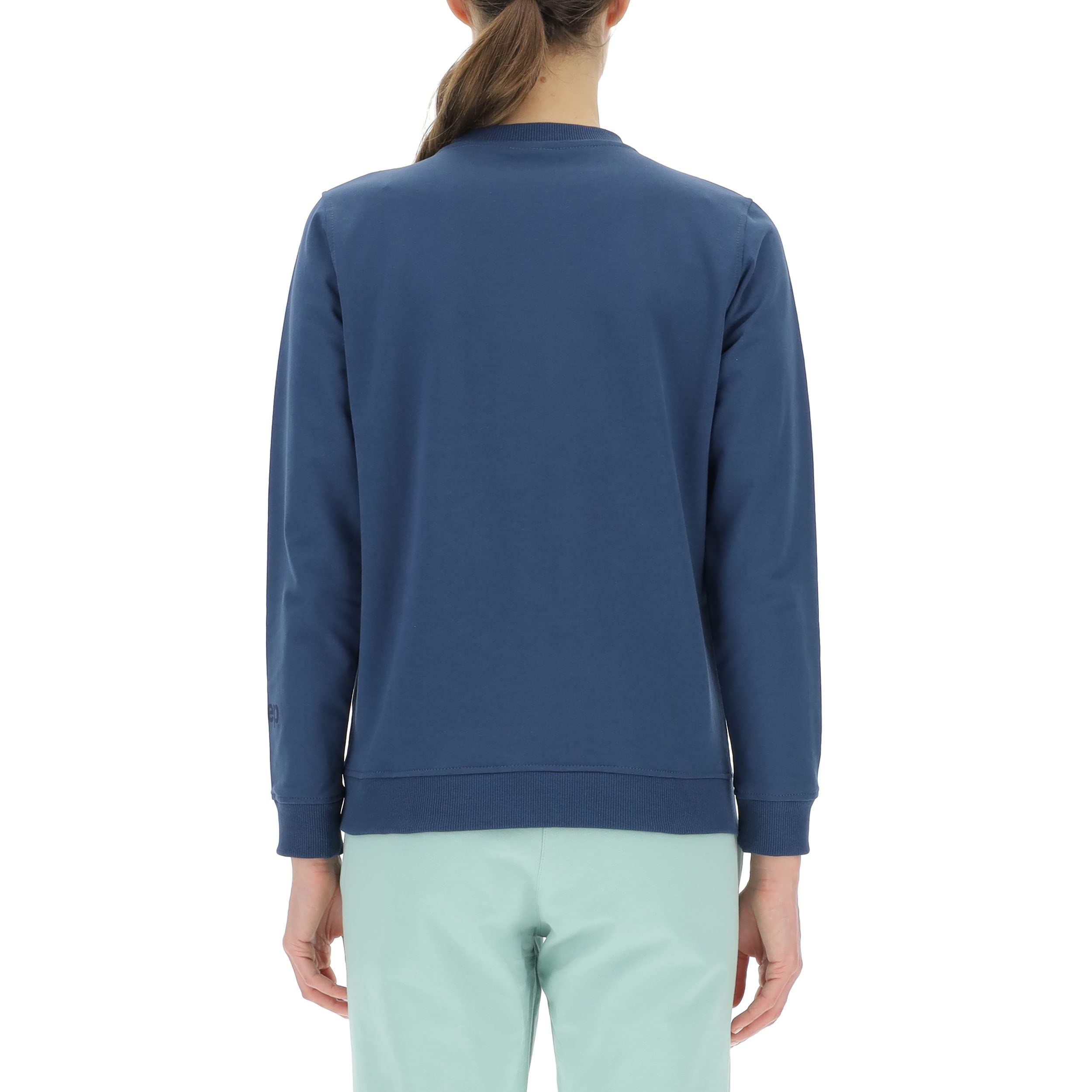 Jeep J Felpa Girocollo Star Stampa Grande J23s Maglia Lunga Donna