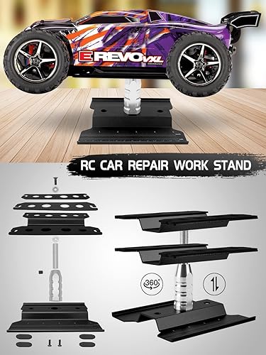 Miniatura 4 de OGRC Kit de herramientas - Juego de destornilladores (plano, Phillips, hexagonal), soporte de trabajo RC de 522 piezas, juego de alicates,