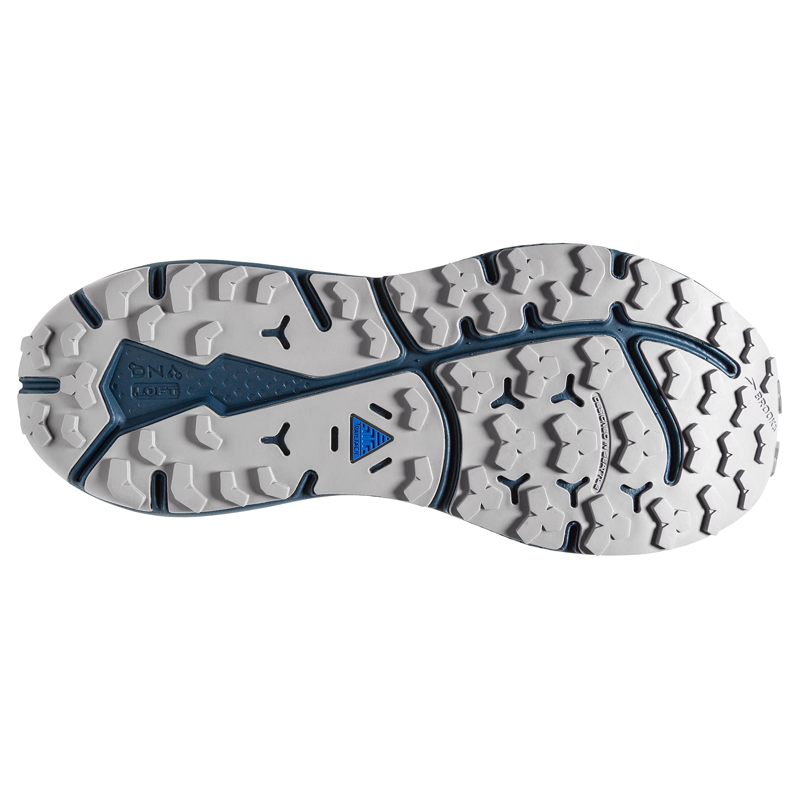 Brooks Podział męski 3 buty do biegania, Alloy Titan Nightlife, 40.5 EU