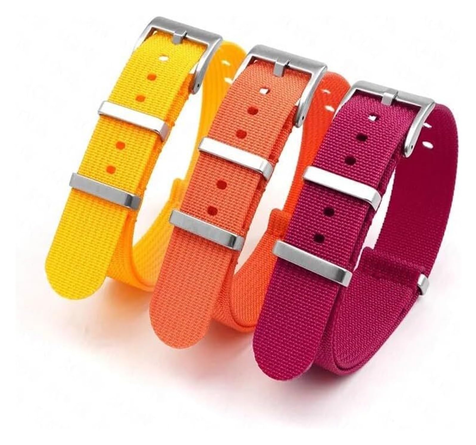 Remplacement du bracelet de la montre intelligente Bracelet en toile de Nylon for hommes, 20mm 22mm, Sport universel, respirant, Durable, accessoires de Bracelet de montre