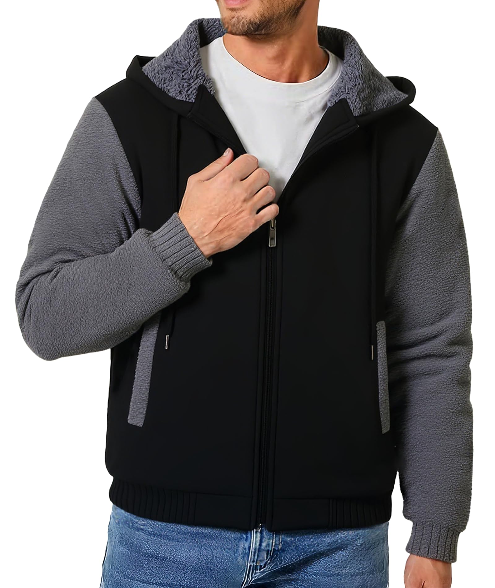 SwissWell Flanellhemd Herren Langarm Holzfällerhemd Button D