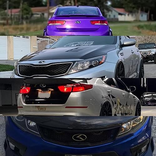 Miniatura 4 de 2 piezas Emblema vintage K, emblema para capó delantero y maletero trasero compatible con accesorios vintage K (Negro cromado)