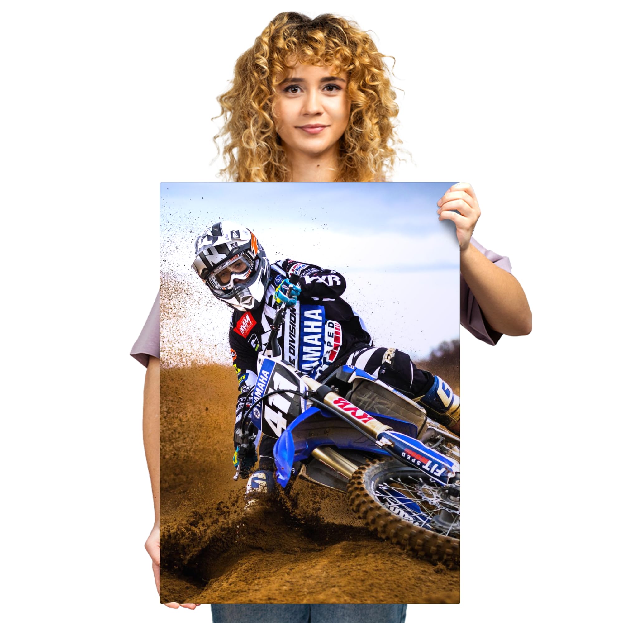 Displate - Poster In Metallo - Montato a Magnete - World Class Photos - Sport - Desert King 1 - Größe L - 67,5x48cm Matt