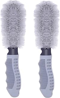 Rim Tyre Cleaner Brush Car Cleaning Brush for Rim Cleaning Liquid Nylon Bristles Car Microfiber Duster Perfect for Tire Rubber Car Accessories used with Tyre Puncture Kit & Microfiber Cloth