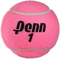 Vista 3 de Championship - Pelotas de tenis rosadas, pelotas de tenis a presión de fieltro extra resistente, 1 lata, 3 pelotas - 1