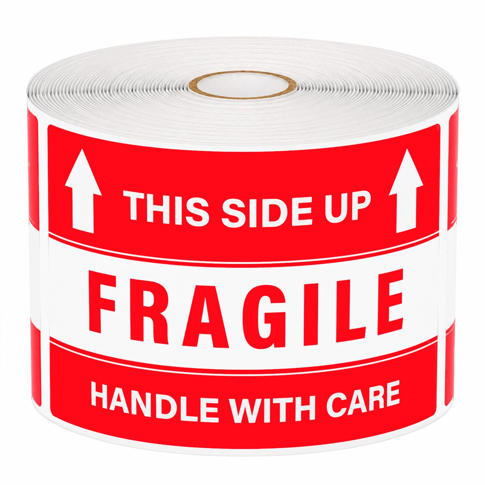 YIKIADA This Side Up Fragile Stickers 76 × 127 mm