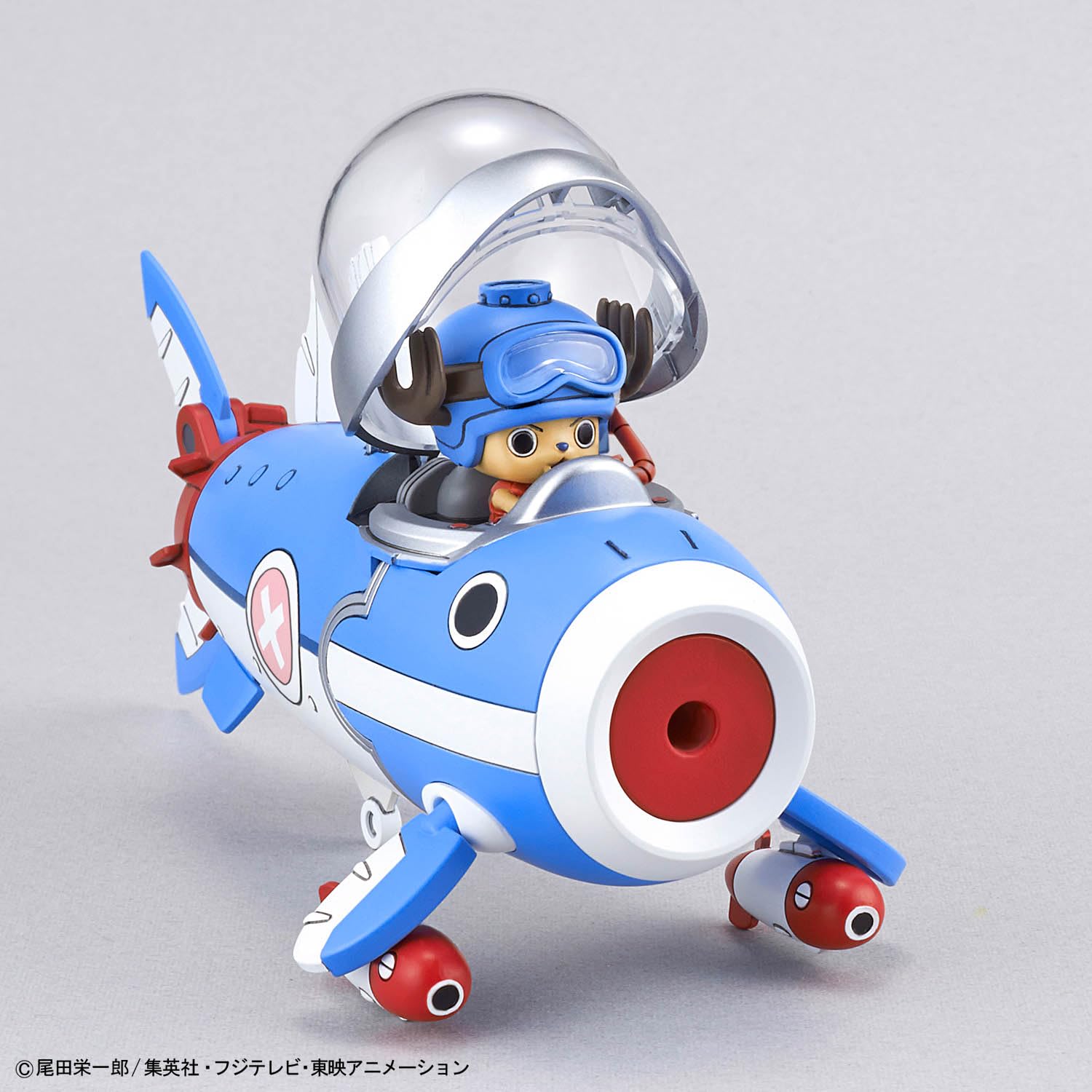 Bandai Spirits Robot Chopper One Piece No. 3 & 5 (Chopper Submarine & Chopper Crane) Modello in plastica codificato a colori