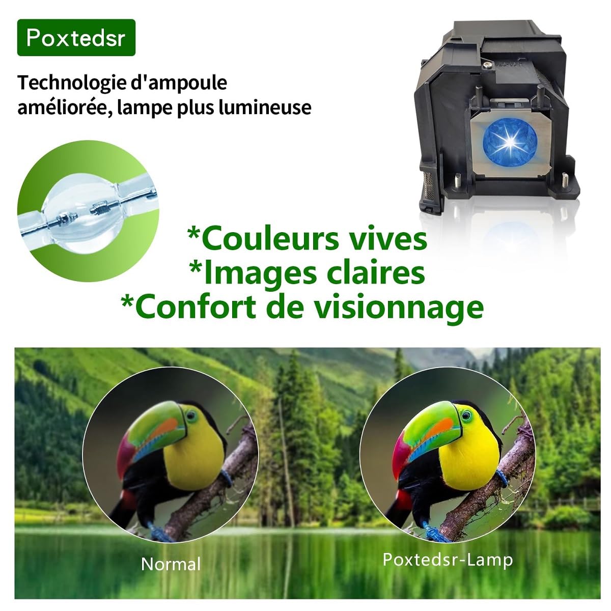 EL PLP91 - Lampada di ricambio per proiettore compatibile con Epson V13H010L91 BrightLink 685Wi 695Wi PowerLite 680 685W 685Wi EB-680 EB-680S EB-685W EB-685Wi EB-685Ws EB-695Wi