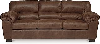 Signature Design by Ashley Bladen Faux Leather Sofa, Brown