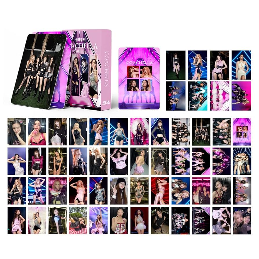 Black Pink Lomo Photocards 2023 Coachella Blackpink Photo BP