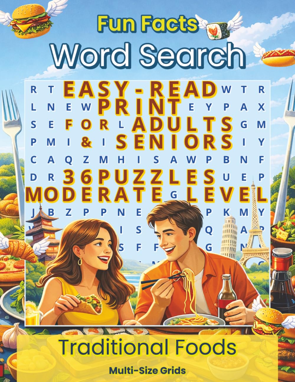 Fun Facts Word Search: Traditional Foods and Cuisines from Around the Globe (Fun Facts Word Search: Cuisine Series)