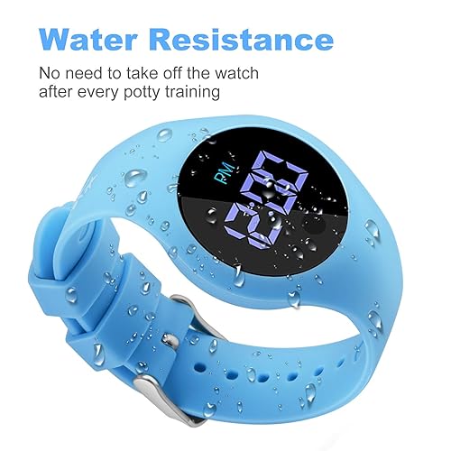 Miniatura 5 de UpPro Nuevo reloj de entrenamiento para orinal con temporizador de cuenta regresiva, recargable y resistente al agua, reloj recordatorio para niños