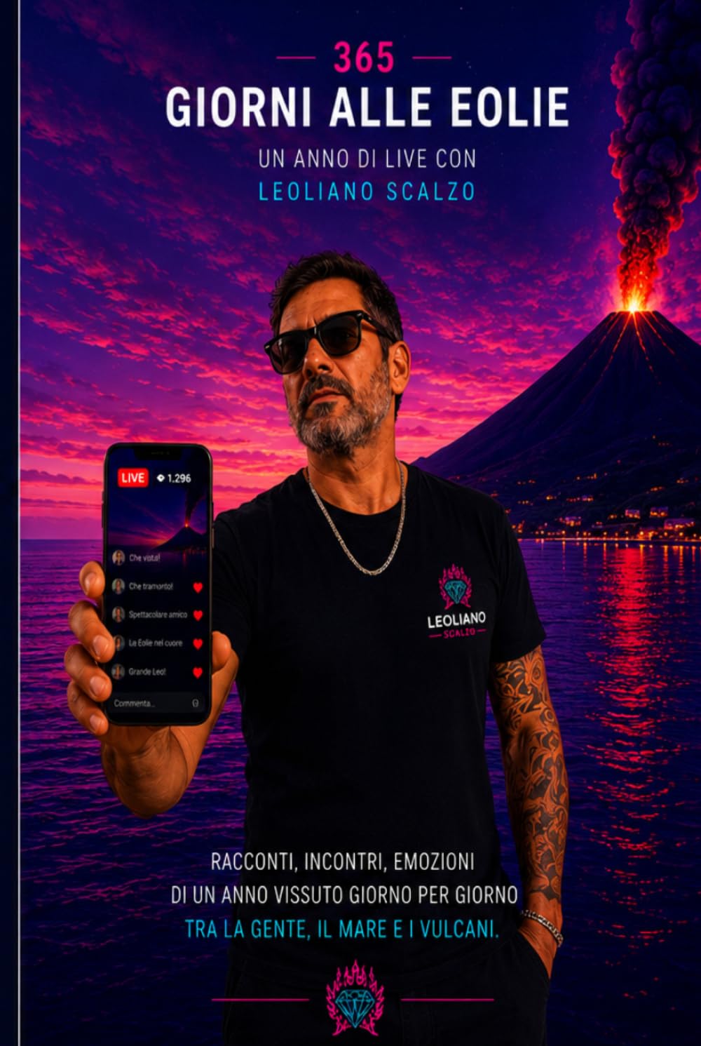 365 giorni alle Eolie: Un anno di live con Leoliano Scalzo (“Ai piedi del vulcano”)