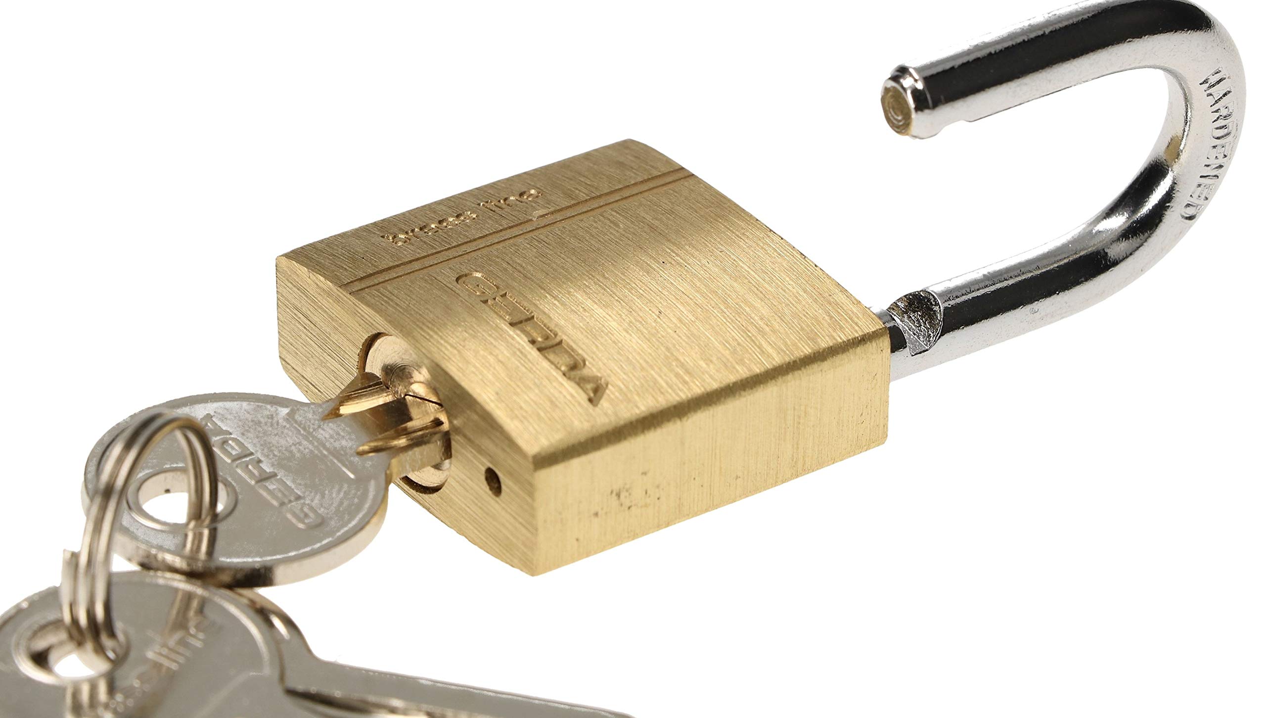 KOTARBAU® Candado De Latón 60 Mm, Candado Resistente Antirobo, Candado Con 3 Llaves Con Cuerpo