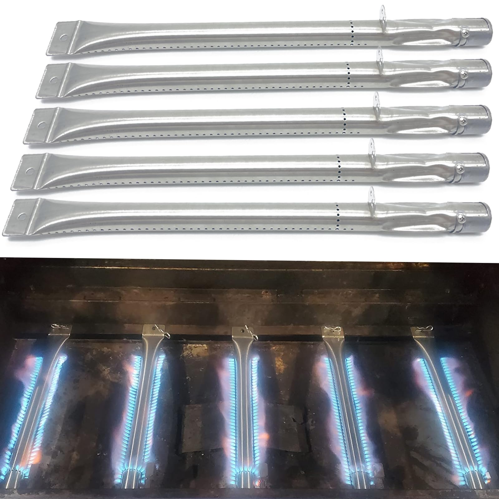 Piezas de repuesto para quemador de 16-1/2 pulgadas para parrilla de gas Perfect Flame SGL2008A, SLG2007A, SLG2007B, SLG2007D | Perfect Flame 2518SL-LPG, parrilla para barbacoa GGPL-2100, GGPL2100 North American Outdoors 843019U