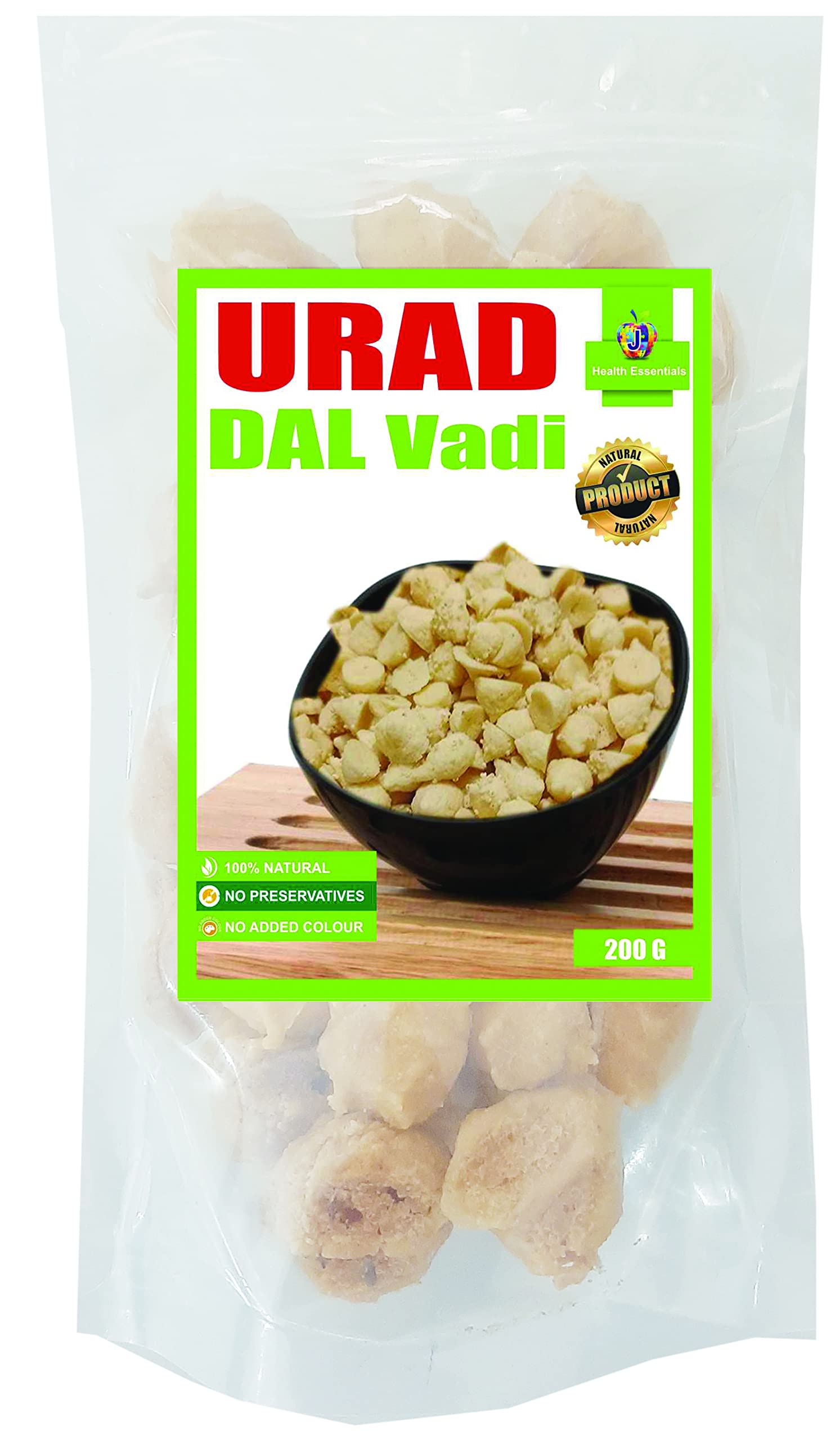 J Organics Urad Dal Badi | Wadi (200g) - Homemade Urad Dal Bari/Vadiyan for Delightful Flavors (B0BP7W12CB) Amazon Price History, Amazon Price Tracker