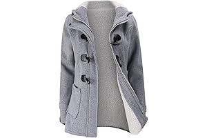 Women's Fashion Horn Button Fleece Thicken Coat: The Ultimate Winter Warmth