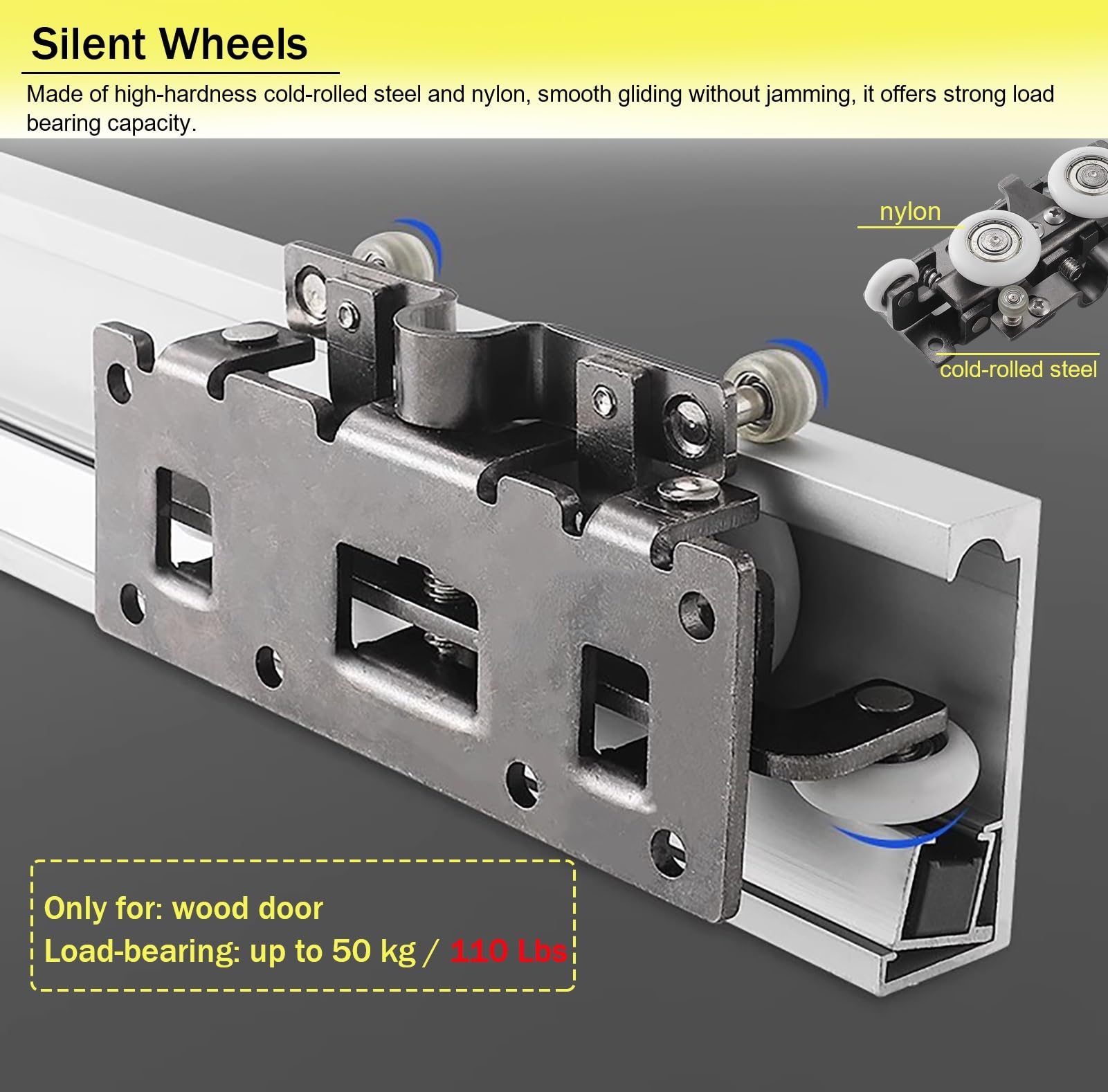 Kit Rail Coulissant Réglable Rittal DK 7063.850 – Pour Crémaillère