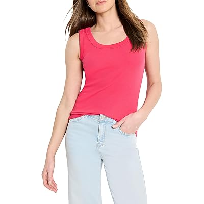 NIC+ZOE Perfect Knit Rib Scoop Tank Top Women