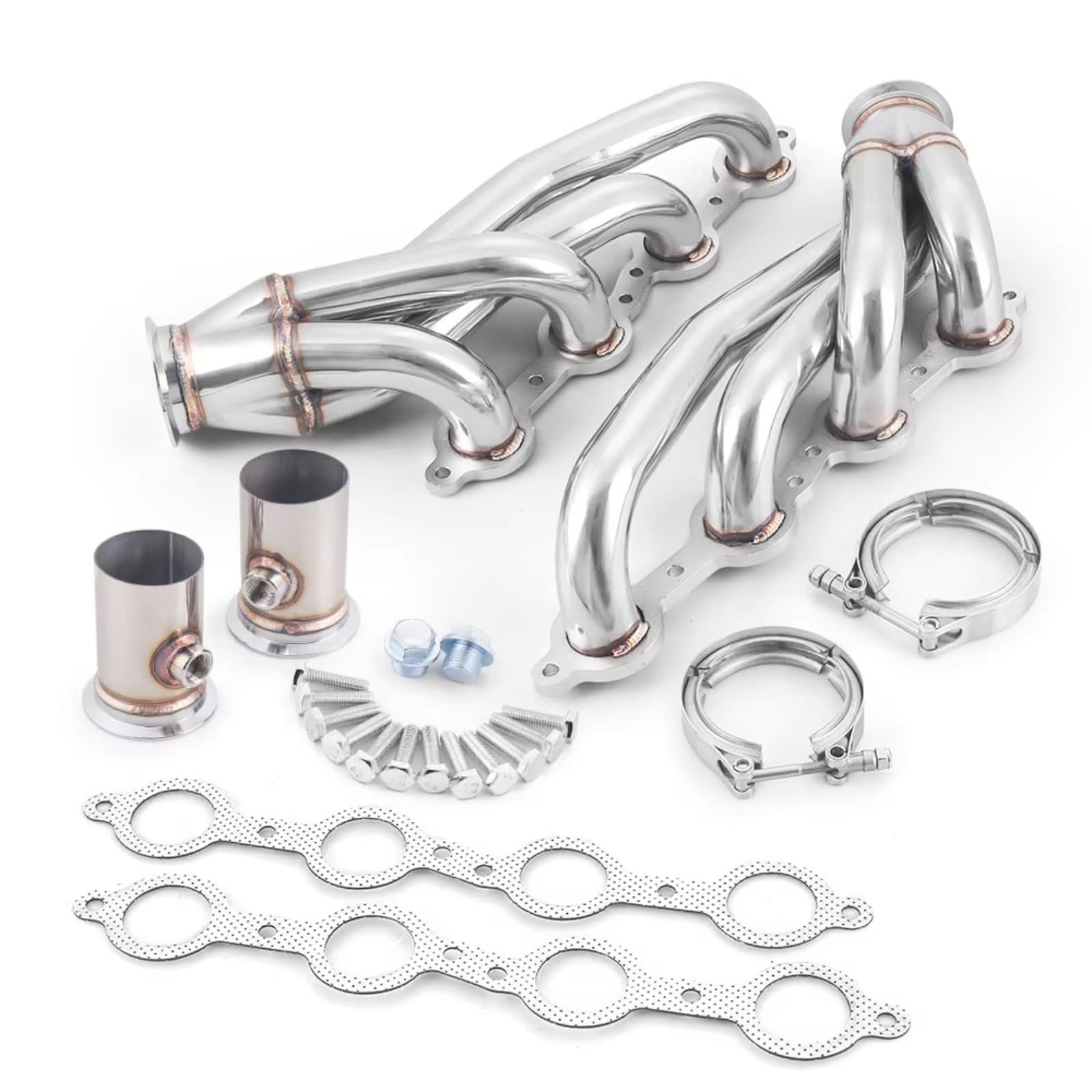 Cabezales de escape para Chevrolet C10 LS2 LS3, tubo colector de coche 7