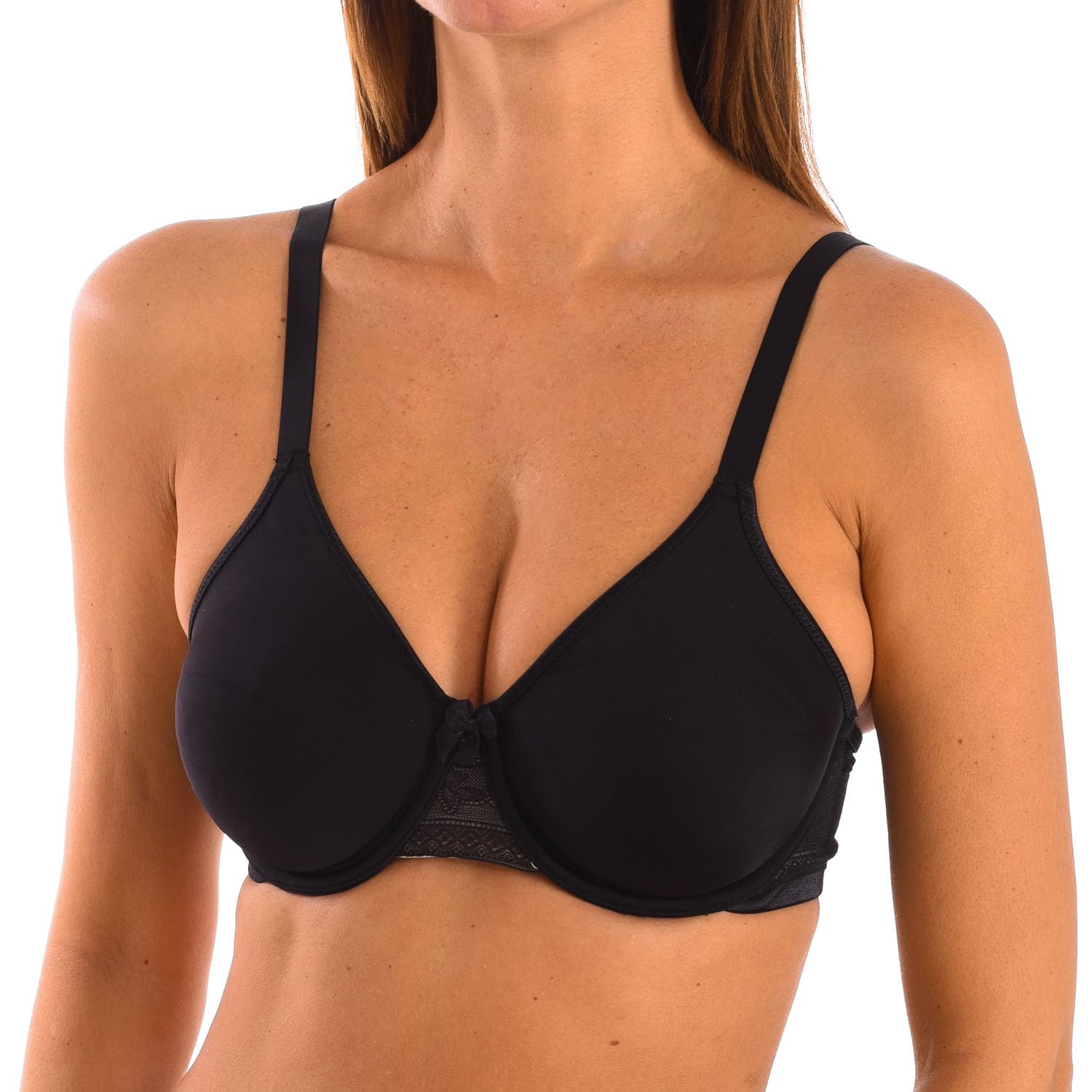 Selene Women's Giovana Non-Padded Wired Bra Not Applicable, Black (Negro), 36 (Manufacturer Size: C.95)