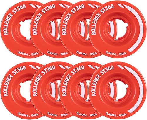 Miniatura 9 de Rollerex ST360 92A - Ruedas para patines de ruedas de 2.126 in x 1.260 in (paquete de 8 con rodamientos, espaciadores y arandelas)