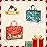 Aviski 2PCS Giant Christmas Gift Bags, Assorted Sizes, Heavy Duty Treat Tote Grocery Bags with Handles, Sewing Non-Woven Jumbo Bags for Gifts Wrapping Shopping, Xmas Party Supplies