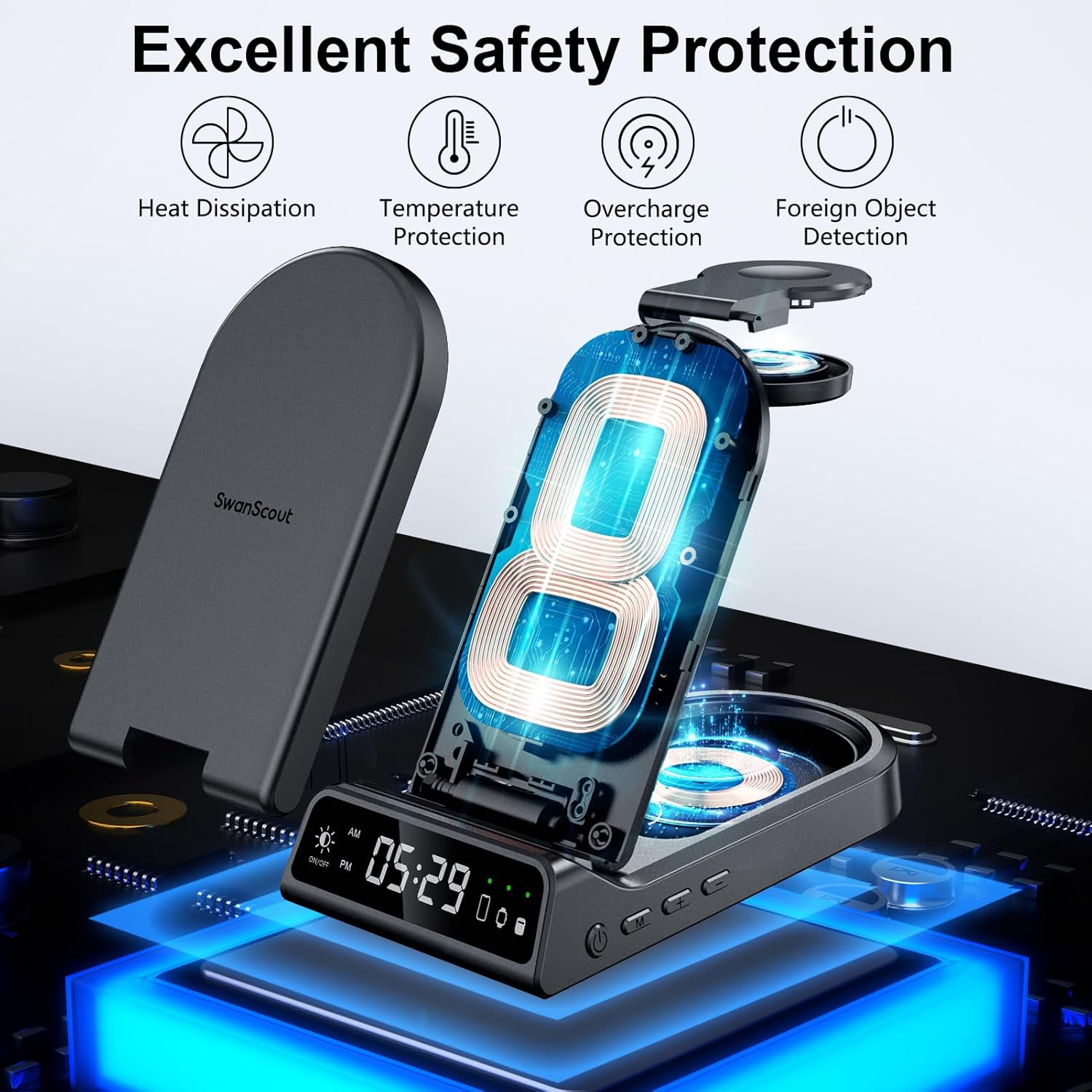SwanScout Wireless Charger for Samsung