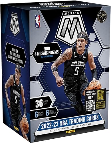 2022-2023 Panini Mosaic Basketball Hobby Exclusive Blaster Box - Unsigned Basketball Cards