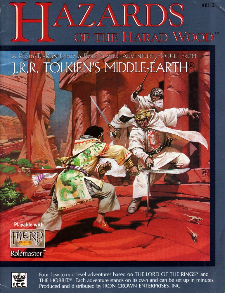 Buy Hazards of the Harad Wood: A Ready-To-Run Fantasy Role Playing Adventure Module from J.R.R. Tolkiens Middle Earth/Stock No. 8112 — BookShops.in