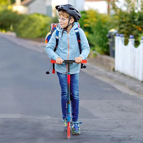Miniatura 6 de FlyFlash Patinete para niños y adultos de 6 a 12 años en adelante, scooter para adultos con ruedas grandes, patinete deportivo plegable para niños,