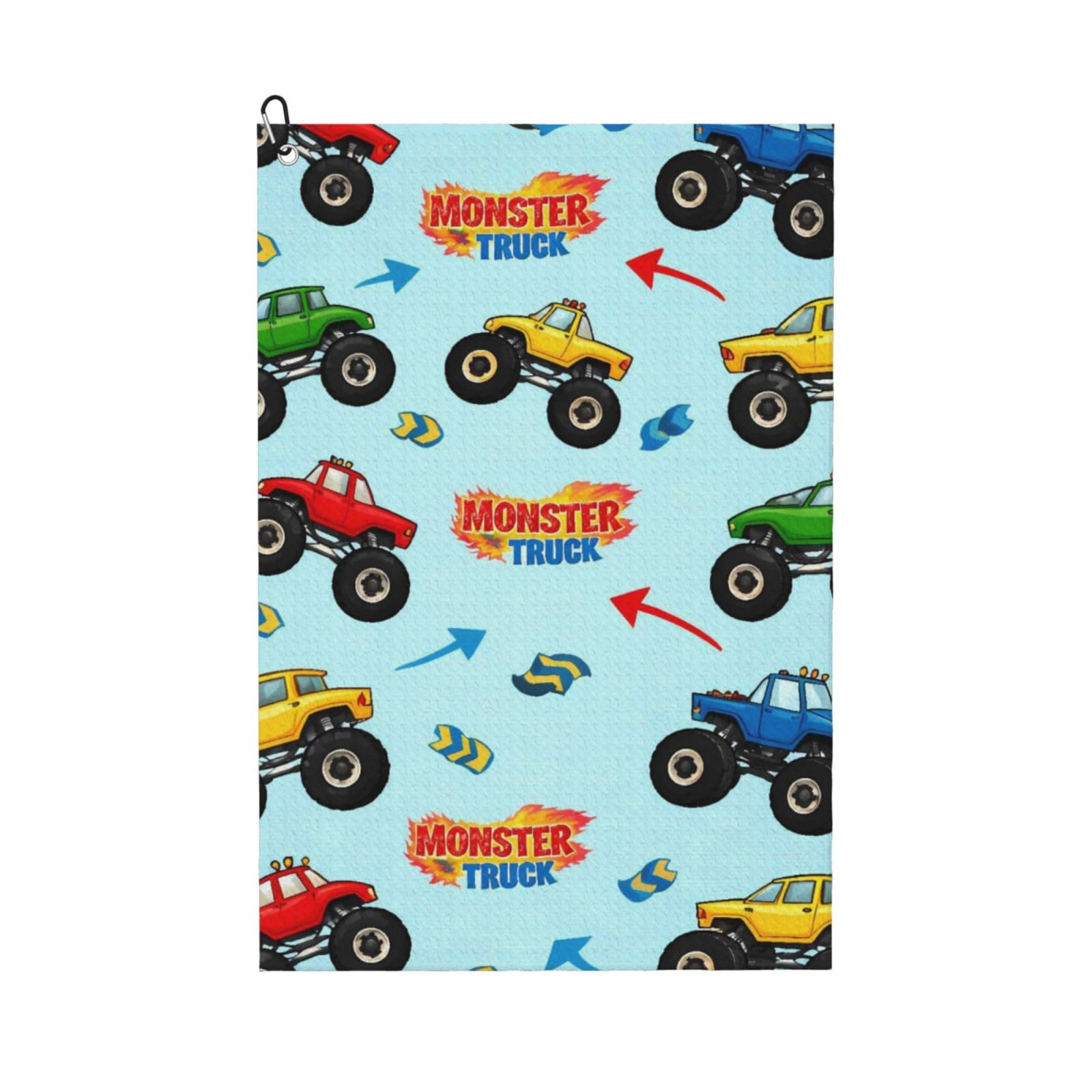 BSDFGSDD Cartoon Monster Truck Golf Towel 24 x 16 inches