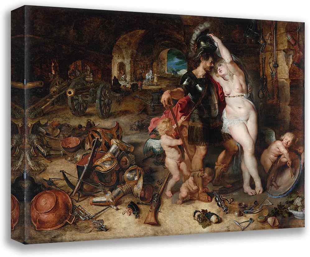 ArtDirect The Return from War, Mars Disarmed by Venus (1610-1612) 20x15 UnFramed Museum Art Print Poster Ready for Framing by Peter Paul Rubens (Flemish, 1577-1640)