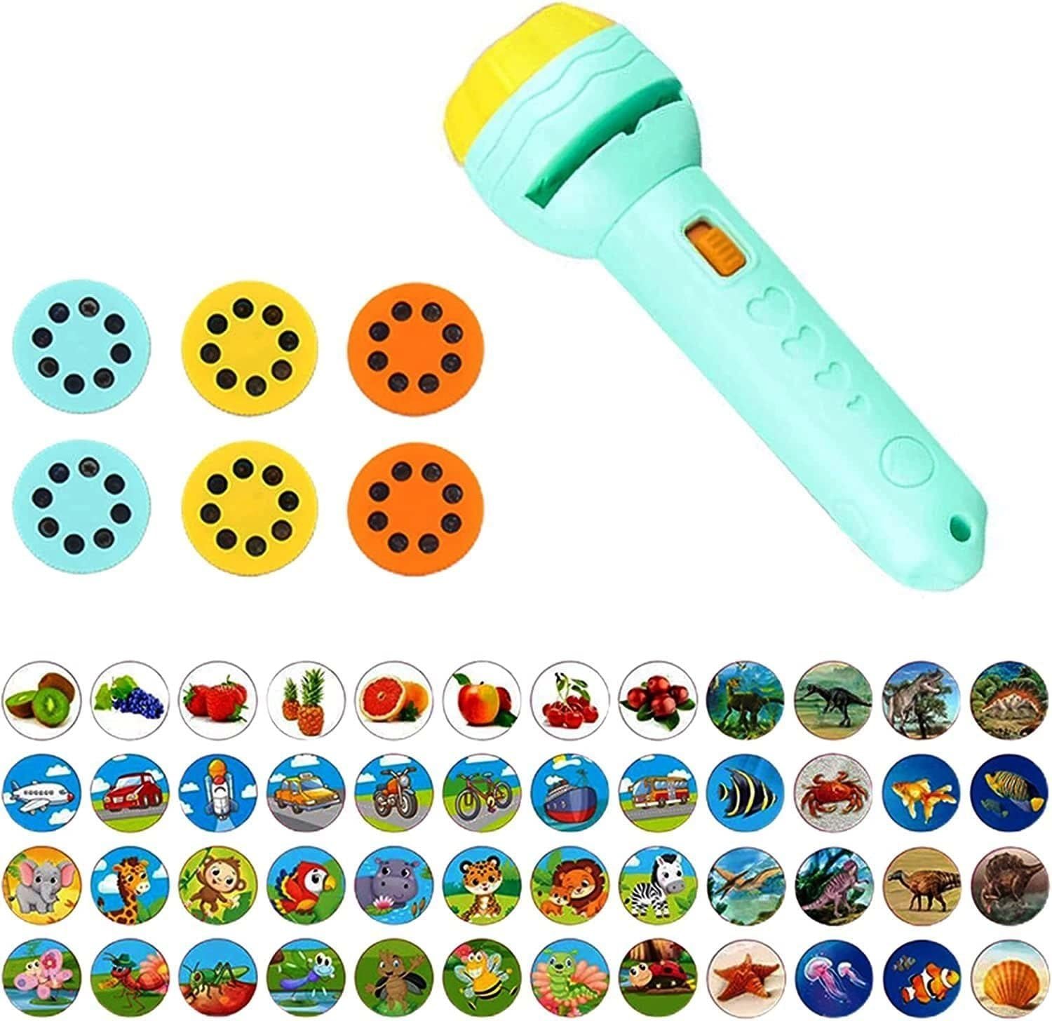 Parshya 6 Slides 48 Pictures Clear Projection Slide Flashlight Projector Torch for Kids, Mini Flash Light Projector Toys for Kids, Lighting Toys for Kids 2 & 3 Year Old (Random Slides–Multicolor) (B0BRWGQYDW) Amazon Price History, Amazon Price Tracker