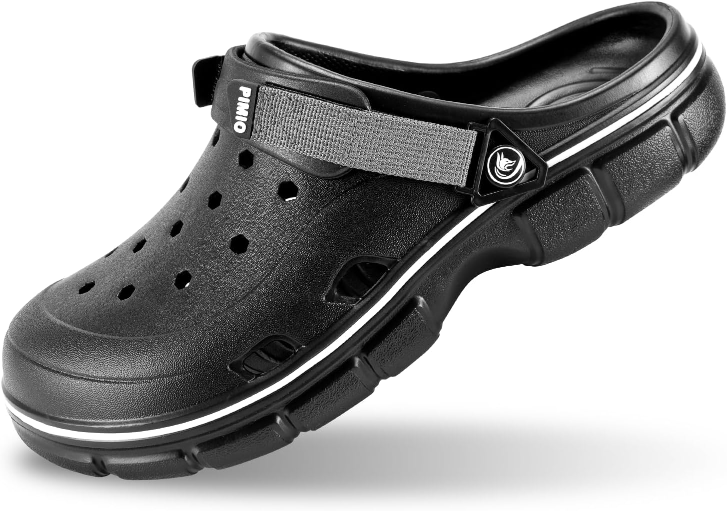 Men's All-Terrain Clogs, Rugged Anti-Slip Outdoor Shoes with Sturdy Traction Sole, Lightweight Waterproof Slip-On Sandals for Hiking Gardening Beach