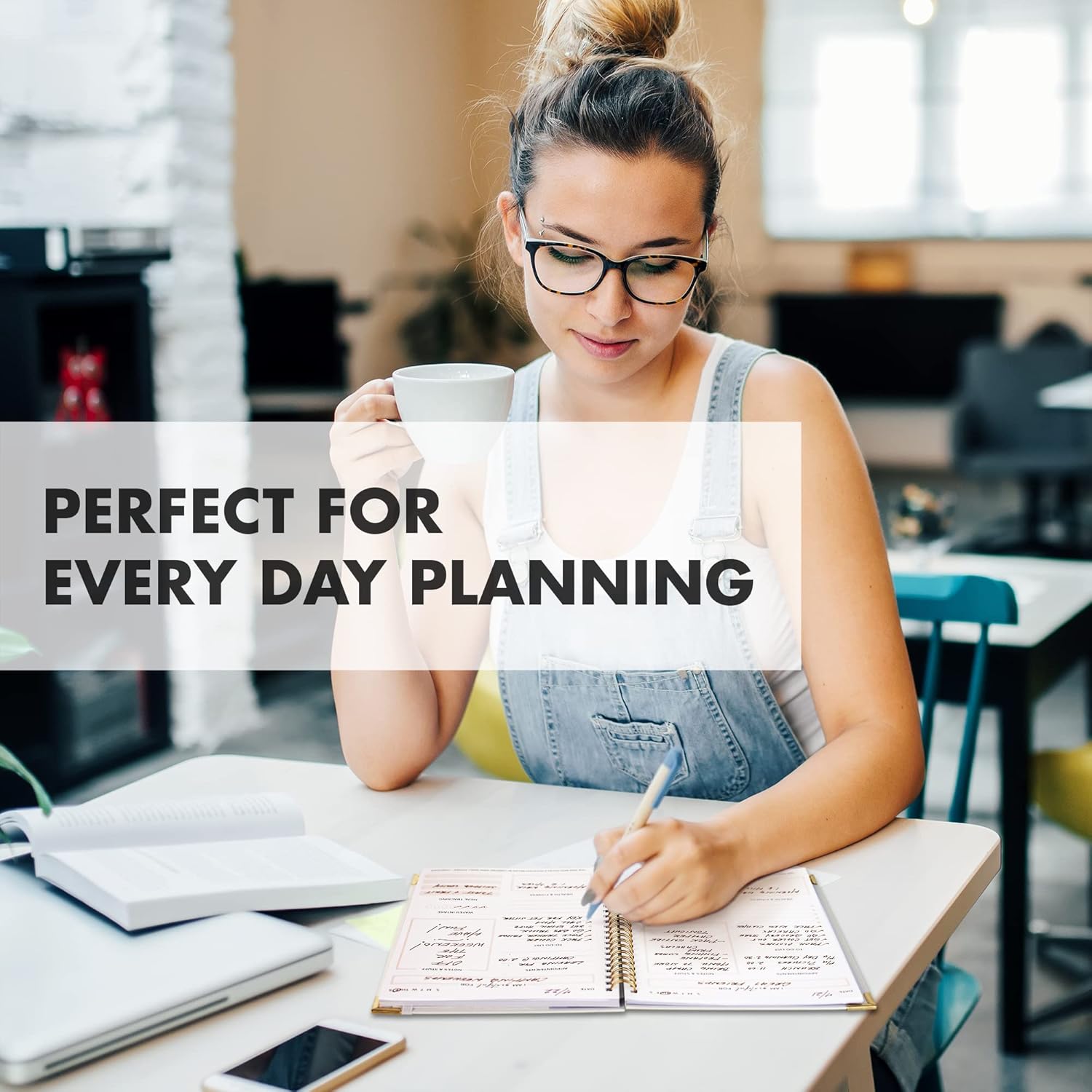 Simplified To Do List Planner Notebook - Easily Organize Your Daily Tasks And Meetings at Work - The Perfect Daily Journal And Undated Office Supplies Checklist For Women : Office Products