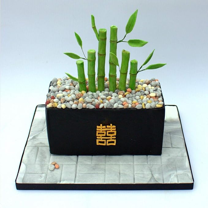 Molde de silicona para decoración de pasteles Katy Sue Bamboo miniatura 4