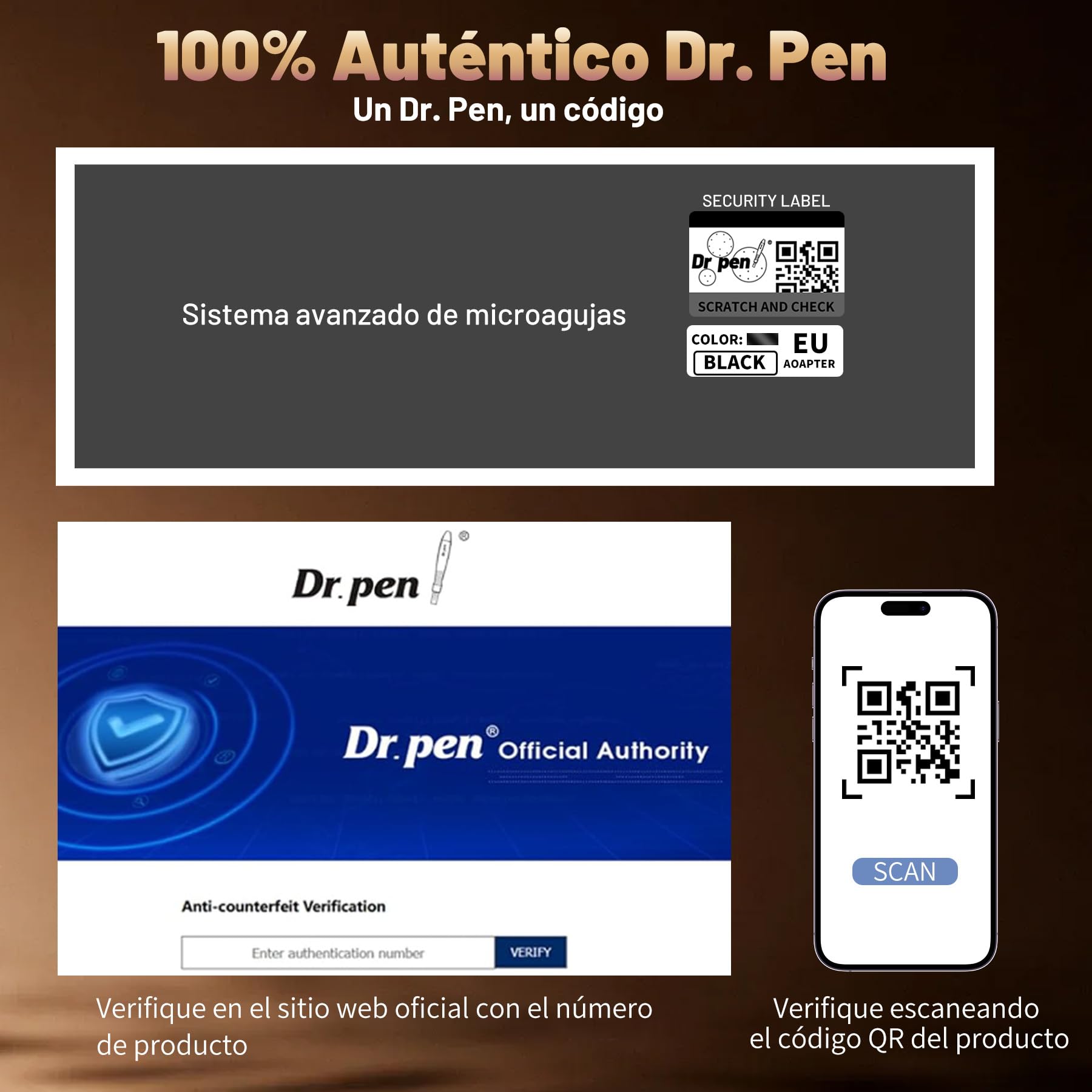 Dr.pen Ultima M7S - Lápiz de Microneedling Eléctrico e Inalámbrico, con 20 Cartuchos, 6 Niveles de Velocidad y Pantalla LED -Para el Crecimiento del Cabello, Rostro, Cuerpo y Cuidado de la Piel