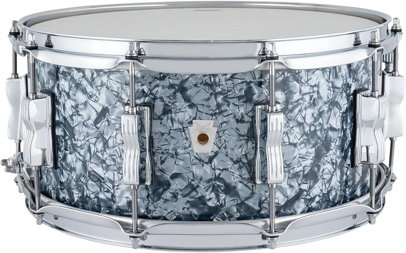 Ludwig NeuSonic 6.5 x 14 Snare Drum Steel Blue Pearl