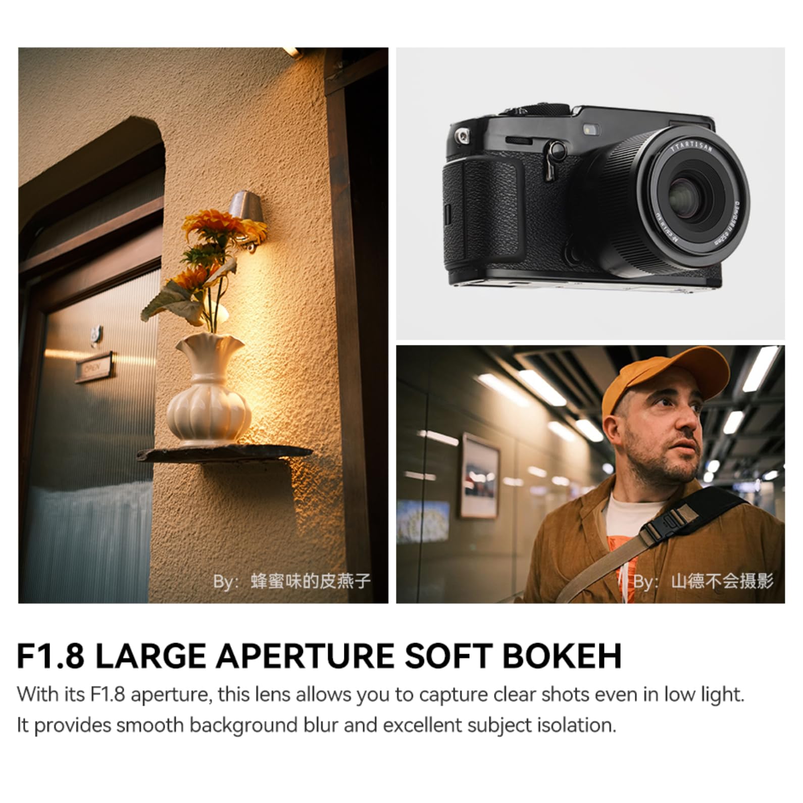 TTArtisan AF 23mm F1.8 XF Objetivo Autofocus APS-C para cámaras de montaje FX X-A1 X-A10 X-M1 X-T1 X-T10 X-T100 X-PR01 X-PR03 X-E1 X-E2S XS10 X-H1 X-H2S y más (negro)