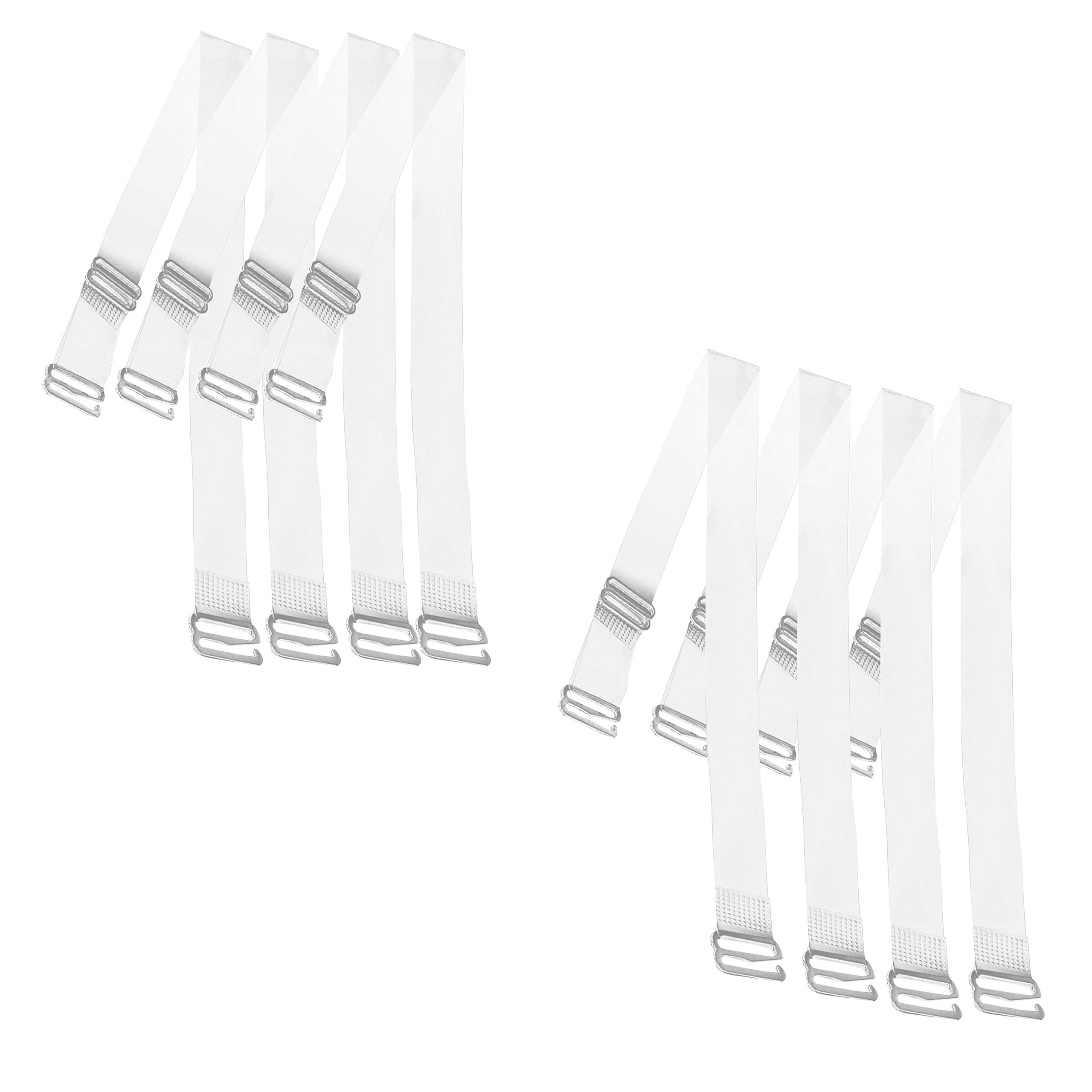 Women's Fabric Princess Bra Straps (Tape 18 mm)(Transparent)-image-18