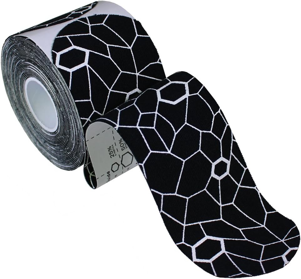 THERABAND Kinesiology Tape with XactStretch Indicator for Perfect Stretch and Application Every Time, Best in Class Adhesion, Water Resistant