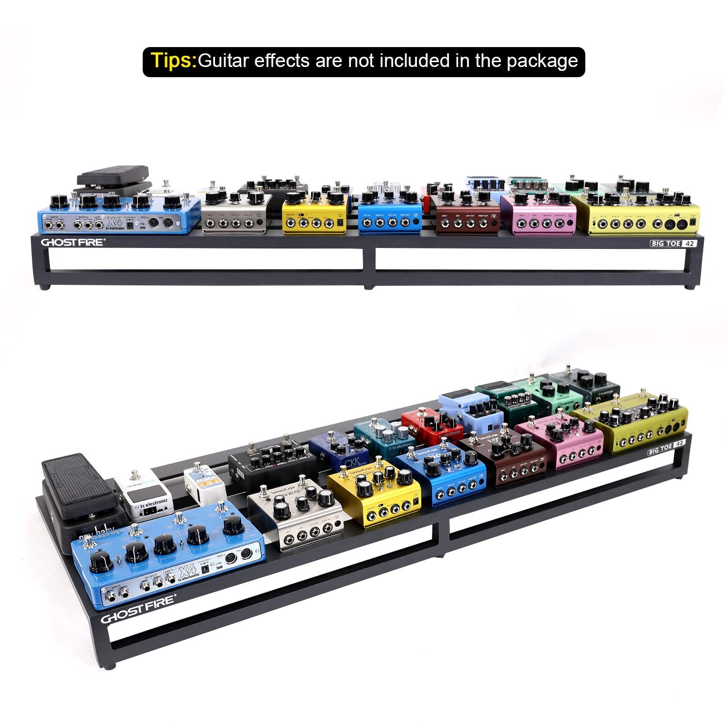 ギター Korg Ghost Effect Pedal Amazon.com: Ghost Fire Guitar Pedal Board Aluminum Alloy 8.15lb