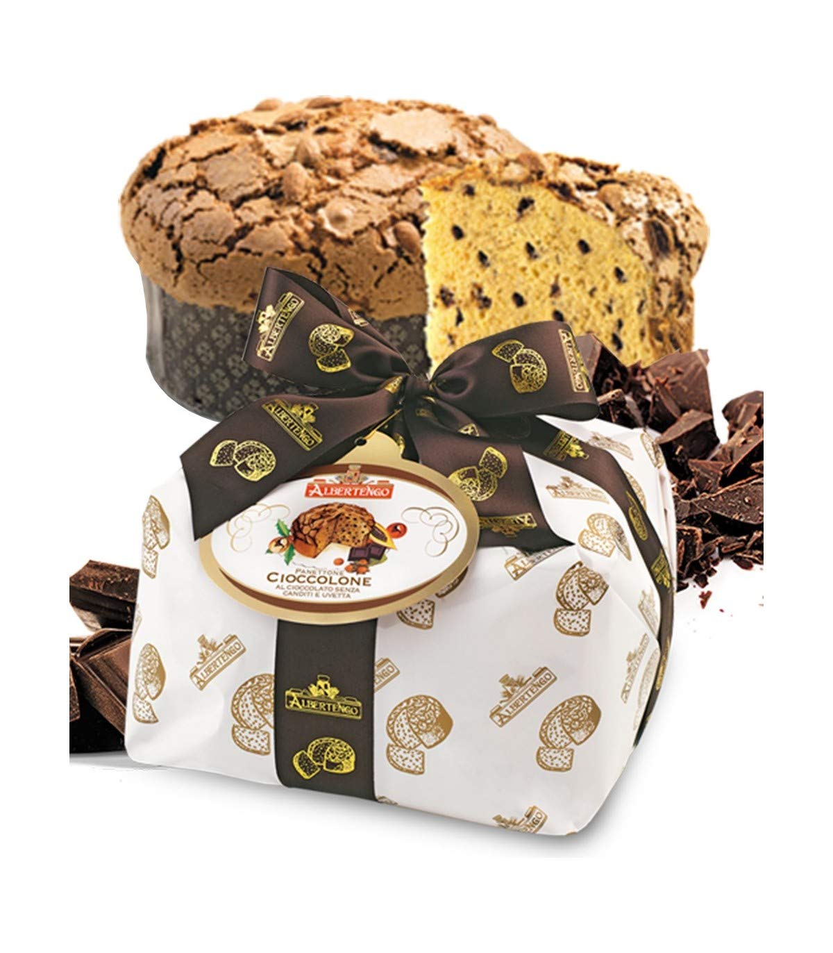 Panettone Artigianale Cioccolone Albertengo al Cioccolato 1 Kg.