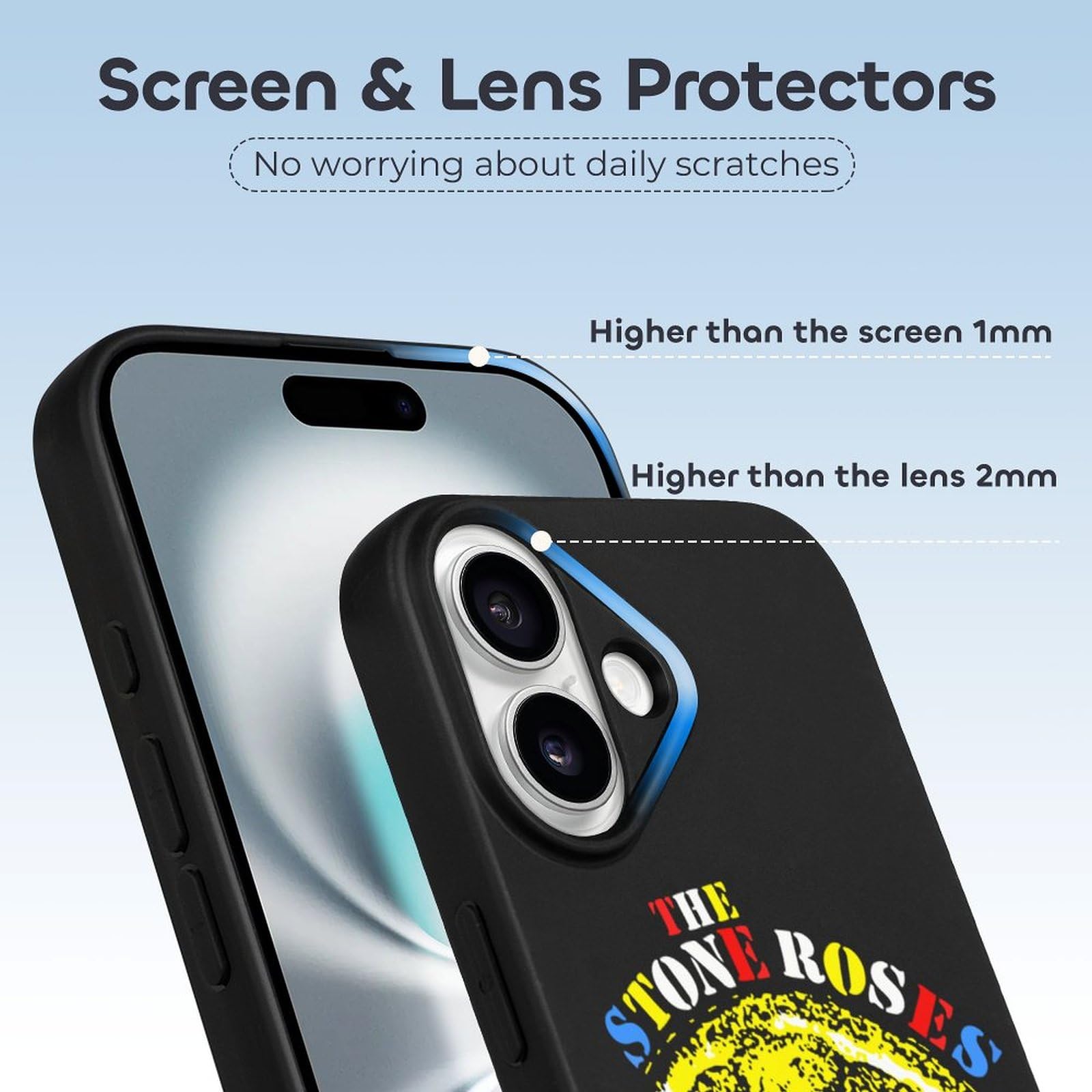 STONE  iPhone16ケース Amazon.co.jp: IPhone16 ケース ケース The Stone Roses ザ