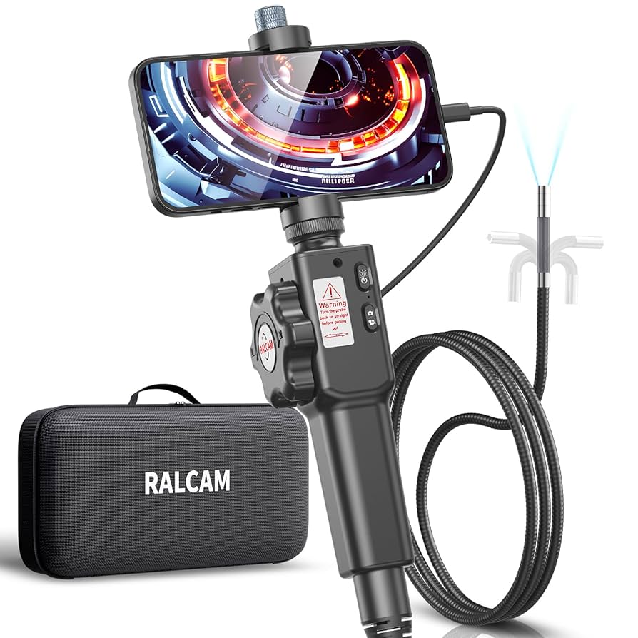Amazon.co.jp: Ralcam ファイバースコープ 先端可動式 内視鏡