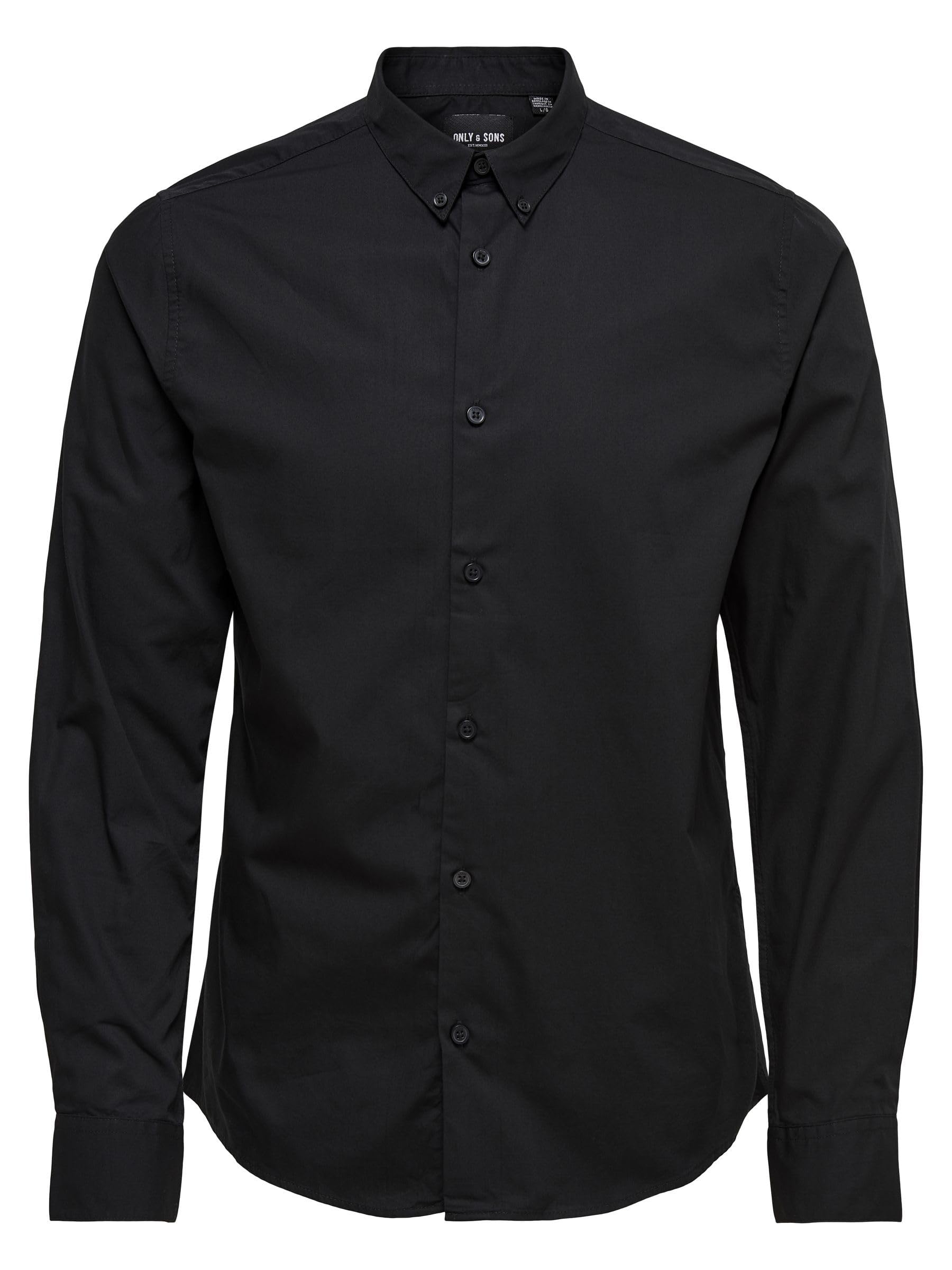 Only & Sons Onspoplin Btn Down Camiseta LS Exp Re Camisa para Hombre