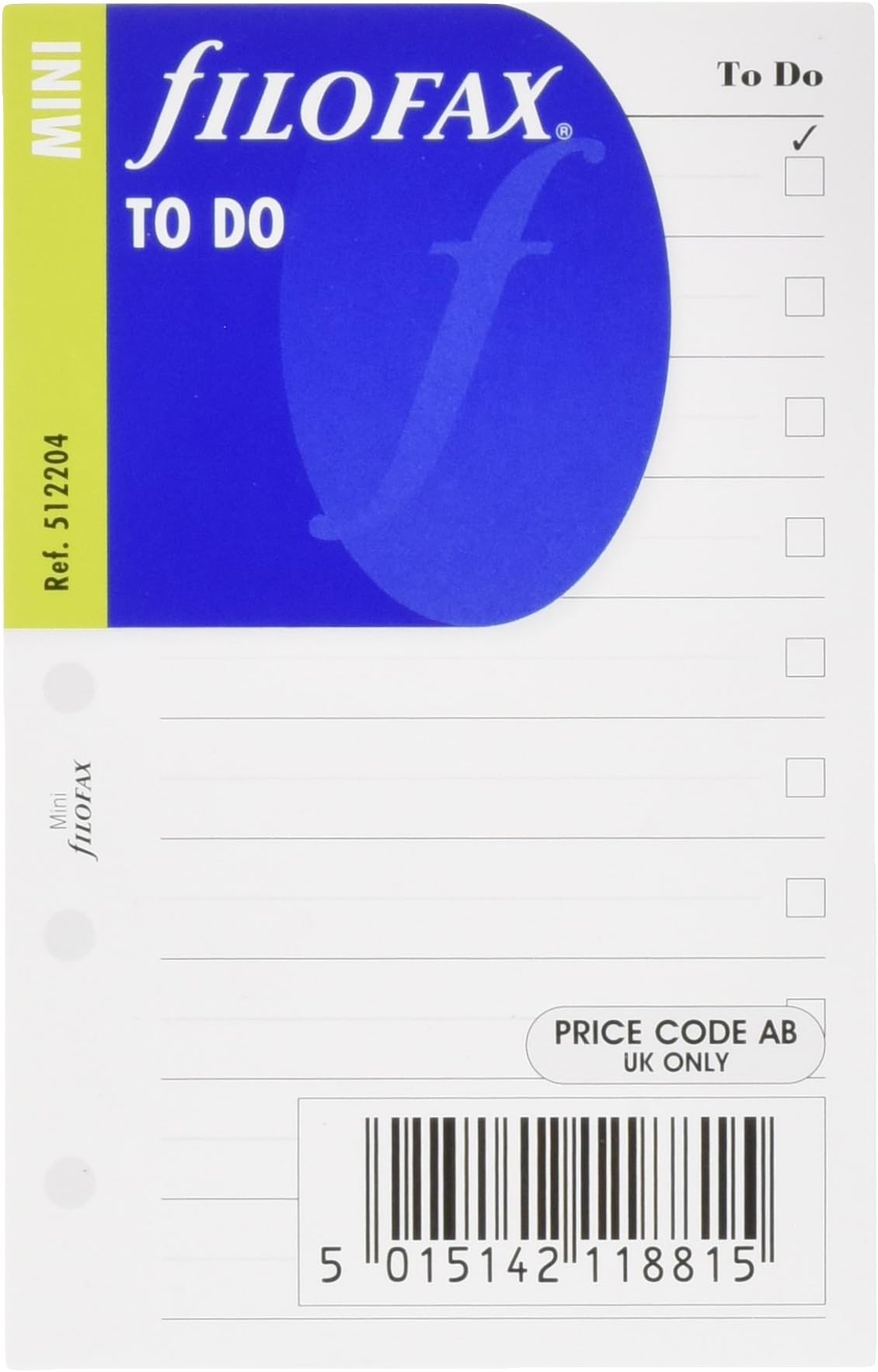 Filofax 512204 Mini to Do List : Amazon.in: Office Products