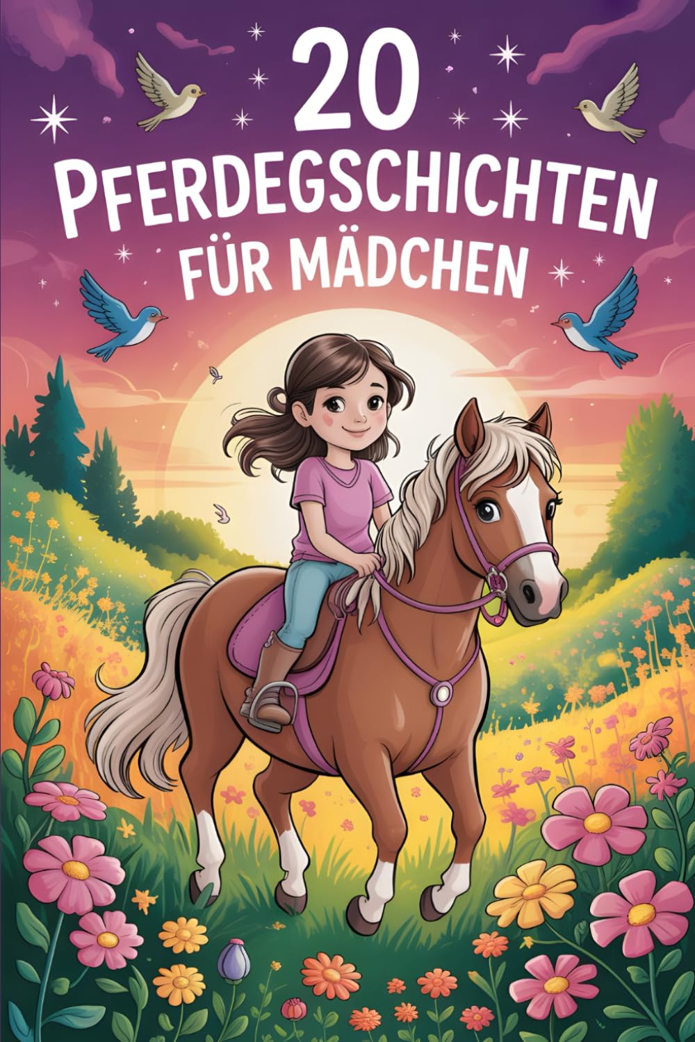 20 Pferdegeschichten Für Mädchen: Inspirierende Erzählungen voller Mut, Spaß und unvergesslicher Bindungen, die jungen Mädchen helfen, zu glänzen